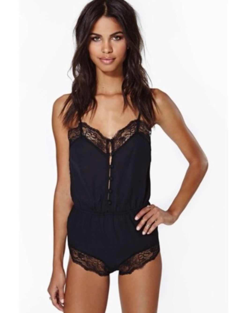 Lace Romper Teddy
